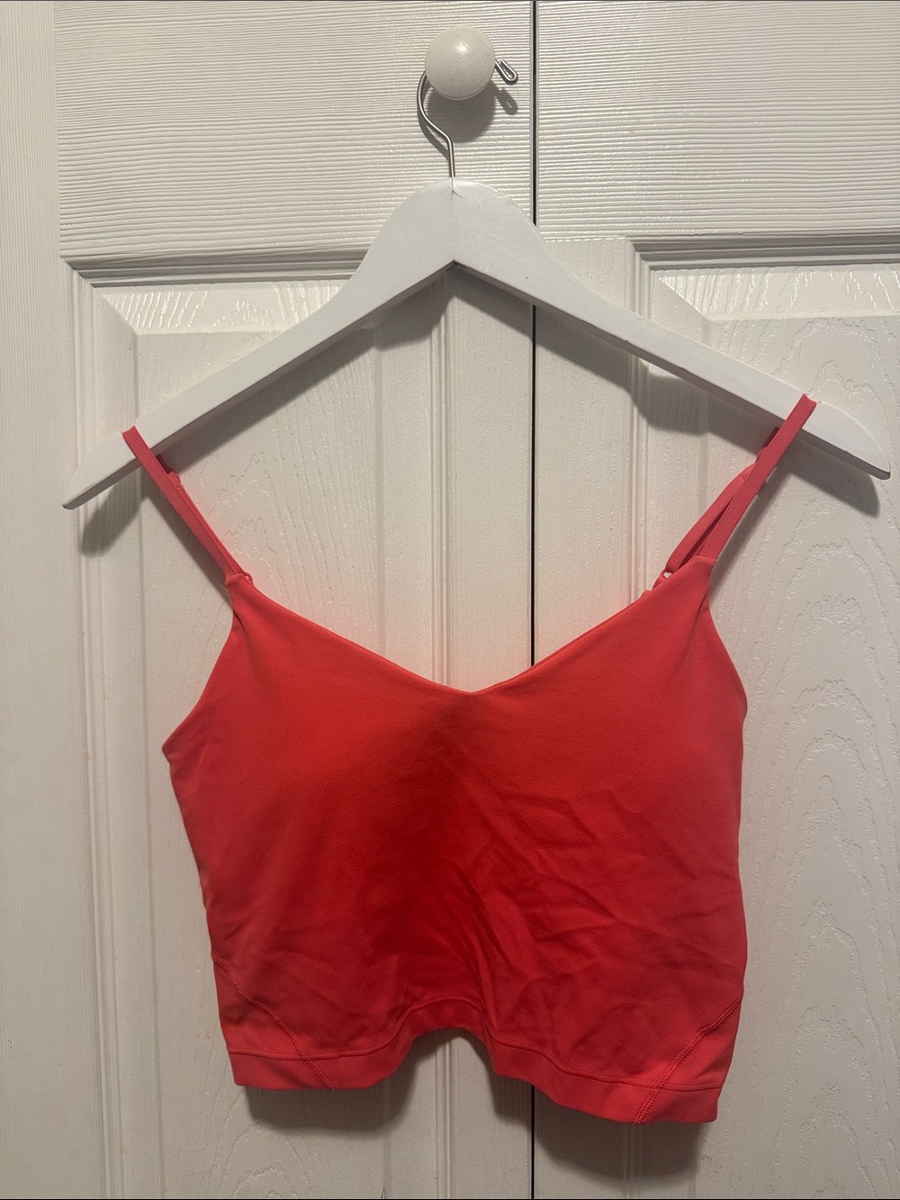 lululemon athletica Coral Red V-Neck Camisole Tank